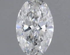 0.18ct Oval Natural Diamond (Colour D, Clarity VS2, GIA Certified)