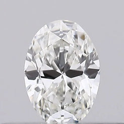 0.19ct Oval Natural Diamond (Colour I, Clarity VVS1, GIA Certified)