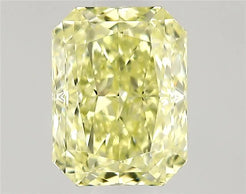 0.32ct Radiant Natural Diamond (Colour Fancy Light Yellow, Clarity VVS1, Cut EX, GIA Certified)