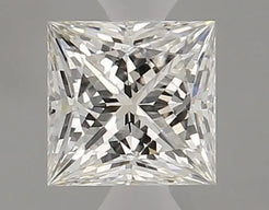 0.38ct Princess Natural Diamond (Colour I, Clarity VS2, GIA Certified)