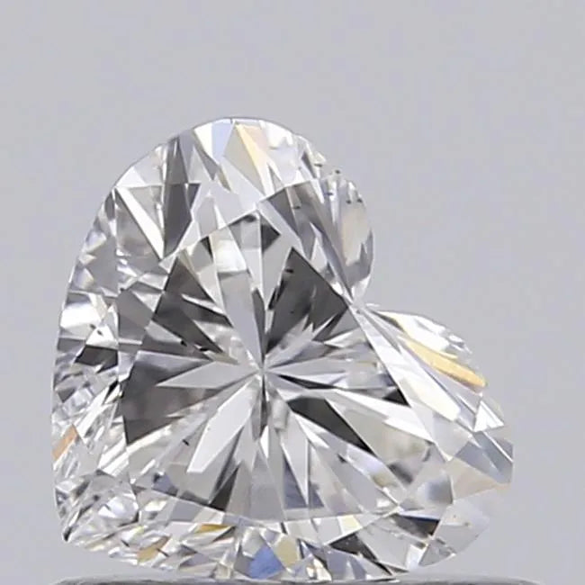 0.50ct Heart Lab Grown Diamond (Colour E, Clarity VS2, IGI Certified)