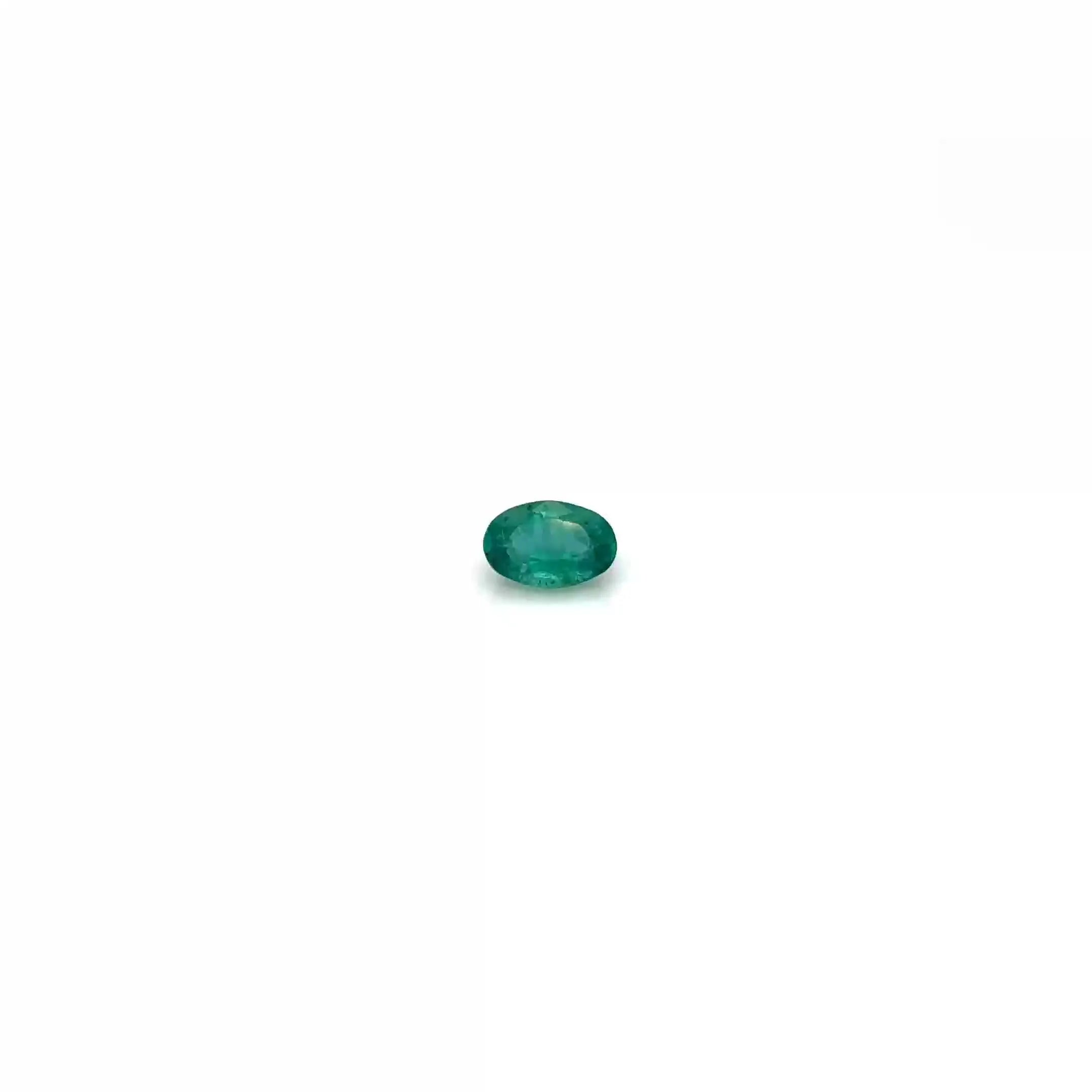 0.50ct Oval Natural Emerald (Colour Green, Clarity Slightly Included, Cut Faceted)