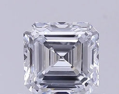 0.51ct Asscher Lab Grown Diamond (Colour G, Clarity VS2, IGI Certified)