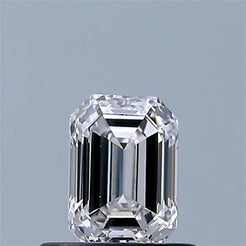 0.51ct Emerald Lab Grown Diamond (Colour E, Clarity VVS1, IGI Certified)