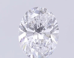 0.51ct Oval Lab Grown Diamond (Colour D, Clarity VS1, IGI Certified)