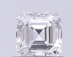 0.52ct Asscher Lab Grown Diamond (Colour D, Clarity VS2, IGI Certified)