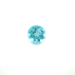 0.52ct Round Natural Apatite (Colour Blue, Clarity Slightly Included, Cut Faceted)