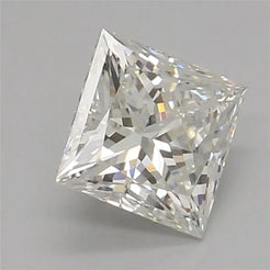 0.53ct Princess Lab Grown Diamond (Colour G, Clarity VVS2, Cut EX, IGI Certified)