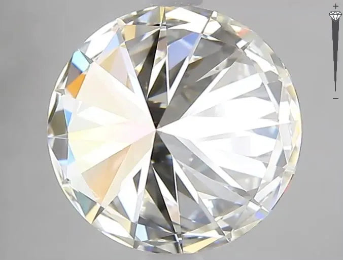 3.16ct Round Natural Diamond (Colour F, Clarity VVS2, Cut EX, IGI Certified)