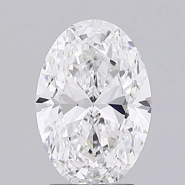 2.10ct Oval Lab Grown Diamond (Colour E, Clarity VVS2, IGI Certified)