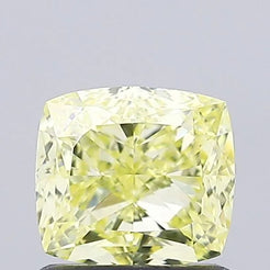 1.01ct Cushion modified Natural Diamond (Colour Fancy Yellow, Clarity VS1, GIA Certified)