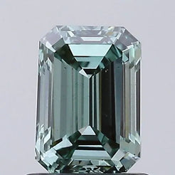 1.02ct Emerald Lab Grown Diamond (Colour Fancy Intense Green, Clarity VS2, IGI Certified)