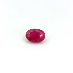 1.12ct Oval Natural Ruby (Colour Red, Clarity Slightly Included, Cut Faceted)