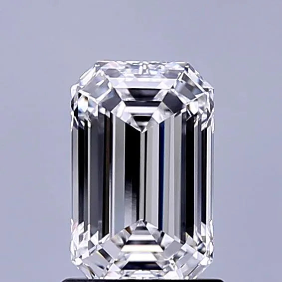 1.36ct Emerald Lab Grown Diamond (Colour D, Clarity VVS2, IGI Certified)