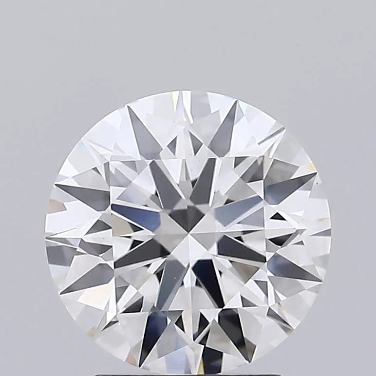 2.12ct Round Lab Grown Diamond (Colour G, Clarity VVS2, Cut ID, IGI Certified)