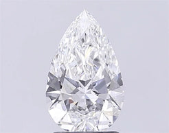 2.53ct Pear Lab Grown Diamond (Colour F, Clarity VVS2, IGI Certified)
