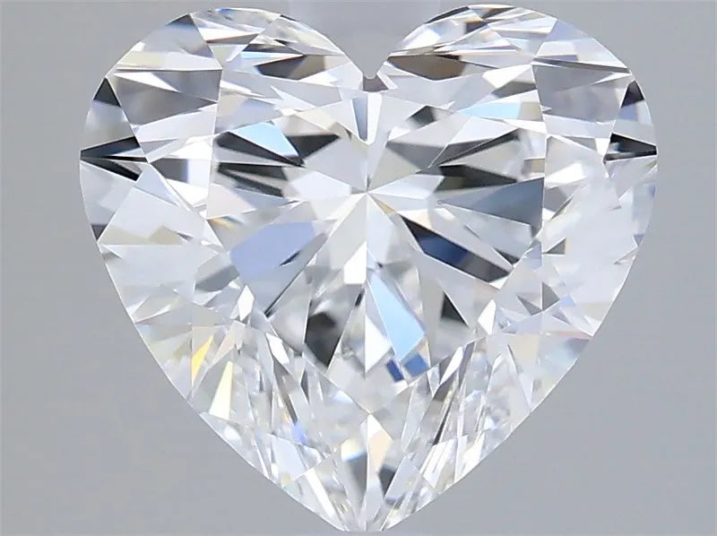 2.58ct Heart Lab Grown Diamond (Colour D, Clarity FL, IGI Certified)
