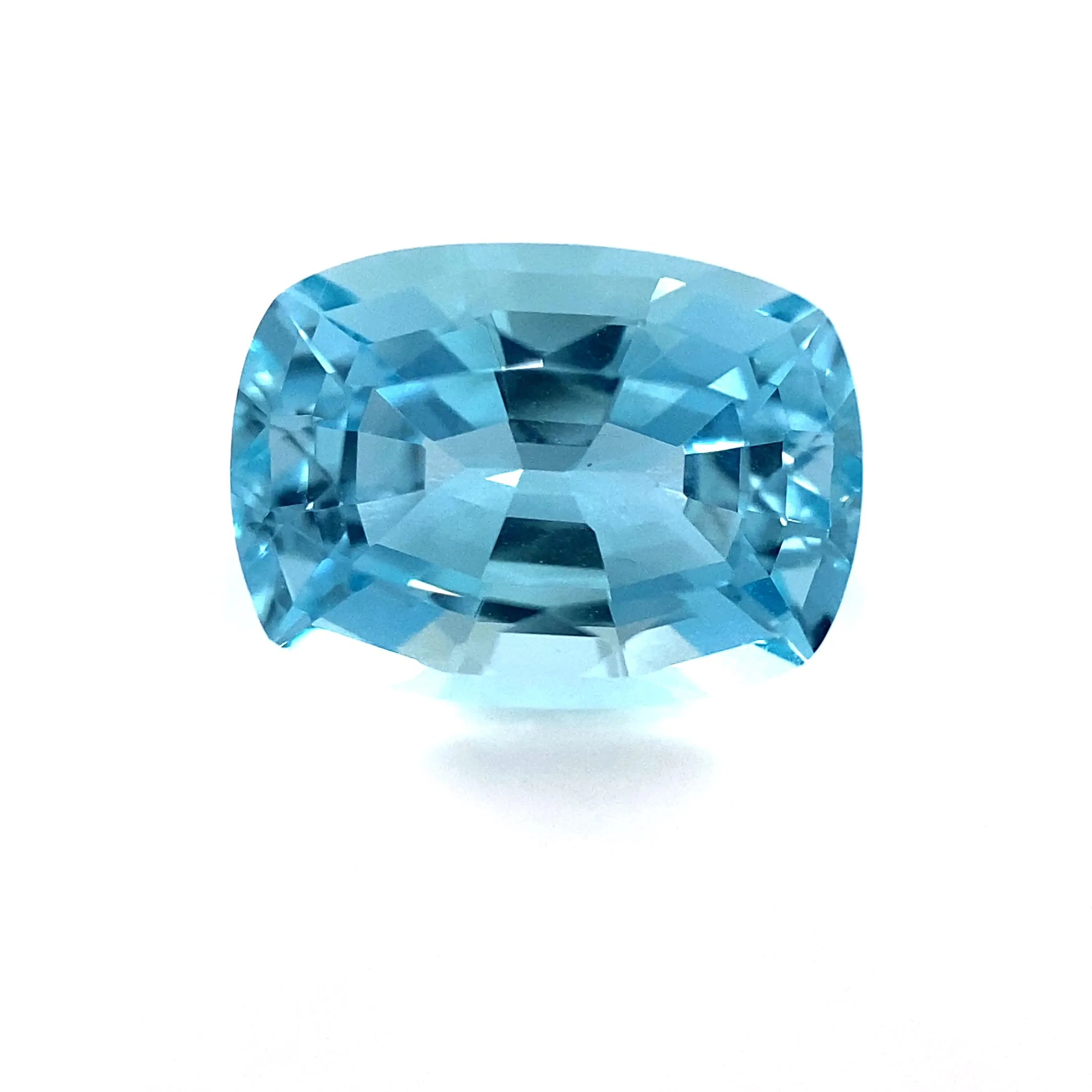 2.91ct Cushion Natural Aquamarine (Colour Blue, Clarity Eye Clean, Cut Faceted)
