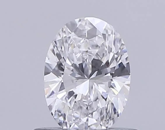 0.51ct Oval Lab Grown Diamond (Colour D, Clarity VVS2, IGI Certified)