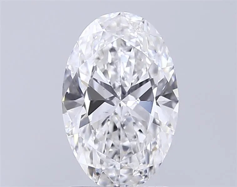 2.00ct Oval Lab Grown Diamond (Colour D, Clarity VS2, IGI Certified)