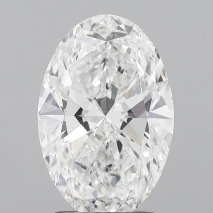 2.02ct Oval Lab Grown Diamond (Colour D, Clarity VS2, IGI Certified)