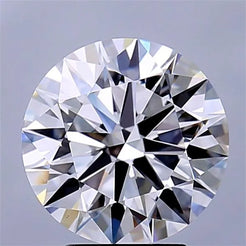 3.00ct Round Lab Grown Diamond (Colour D, Clarity VVS2, Cut EX, IGI Certified)