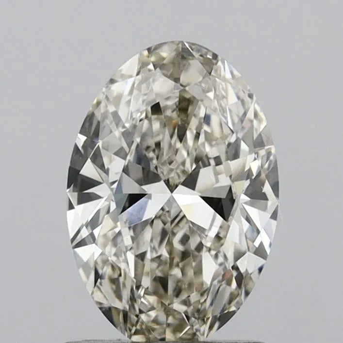 1.30ct Oval Natural Diamond (Colour J, Clarity VVS2, Cut VG, IGI)
