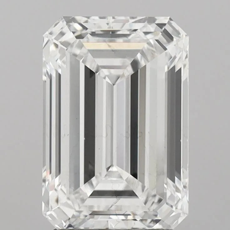 2.50ct Emerald Lab Grown Diamond (Colour D, Clarity VS2, IGI Certified)