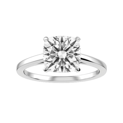 Cushion Lab-grown Diamond Bridal Ring — down