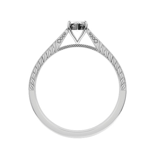 Marquise Lab-grown Diamond Bridal Ring — front