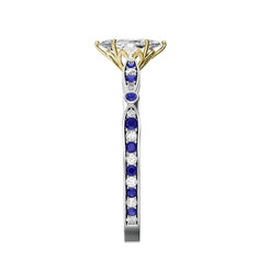 Marquise Lab-grown Diamond Bridal Ring — side