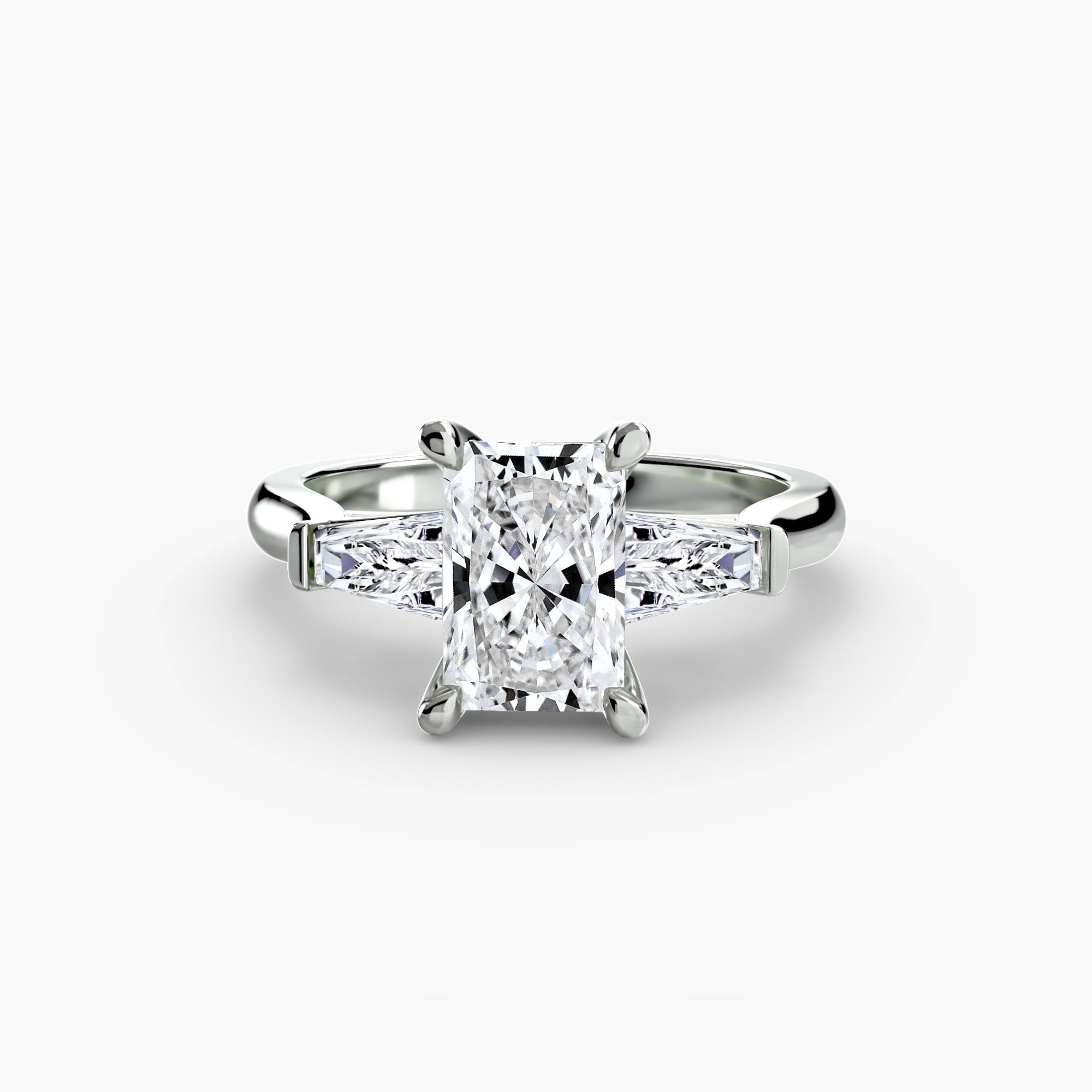 The Three Stone Baguette Ring  (UN006-R-3ST)