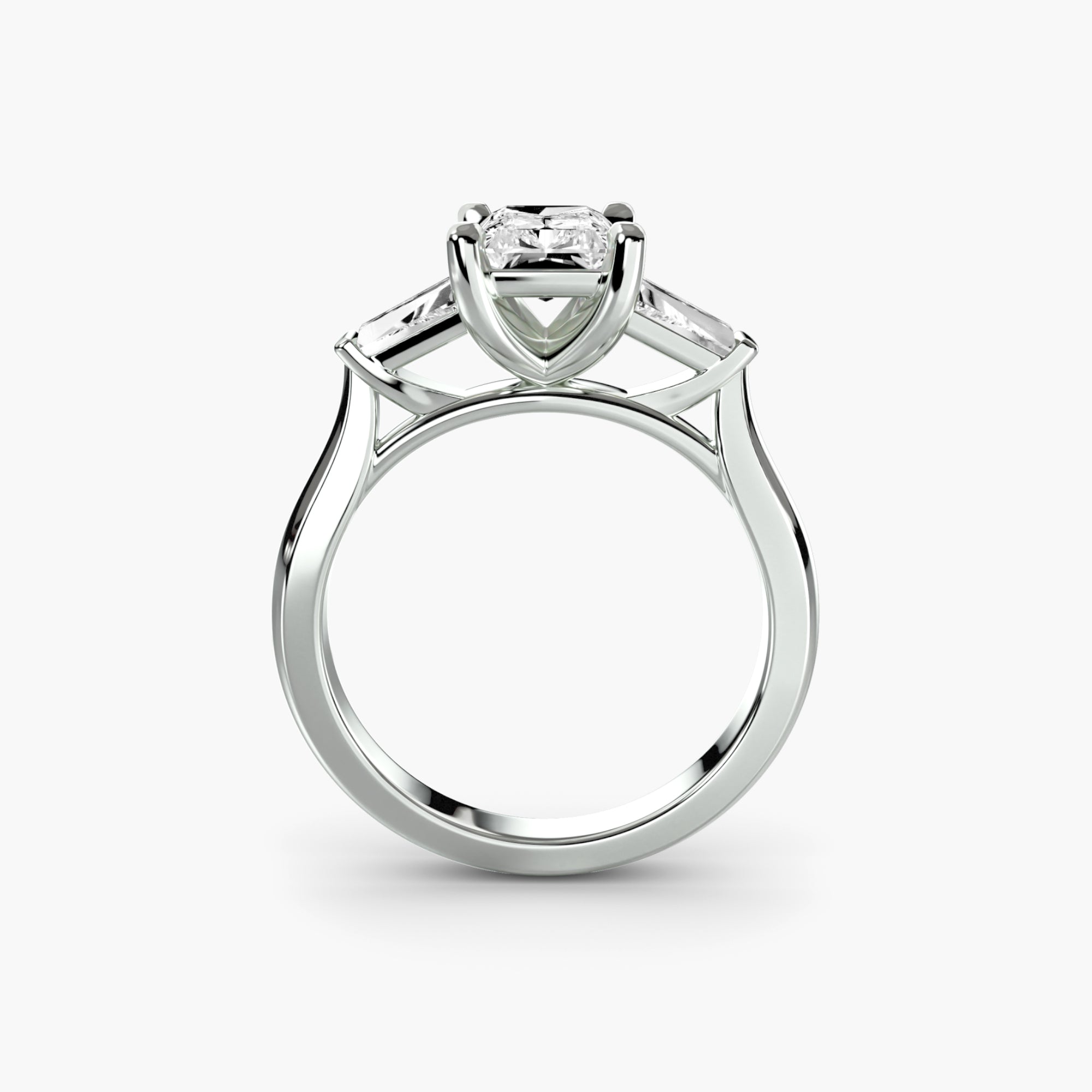 The Three Stone Baguette Ring  (UN006-R-3ST)