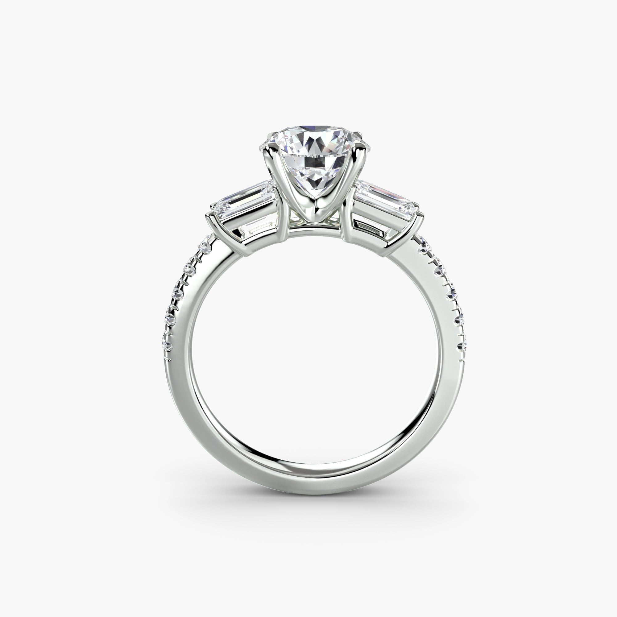 The Dazzling Trilogy Ring (UN007-R-3ST)