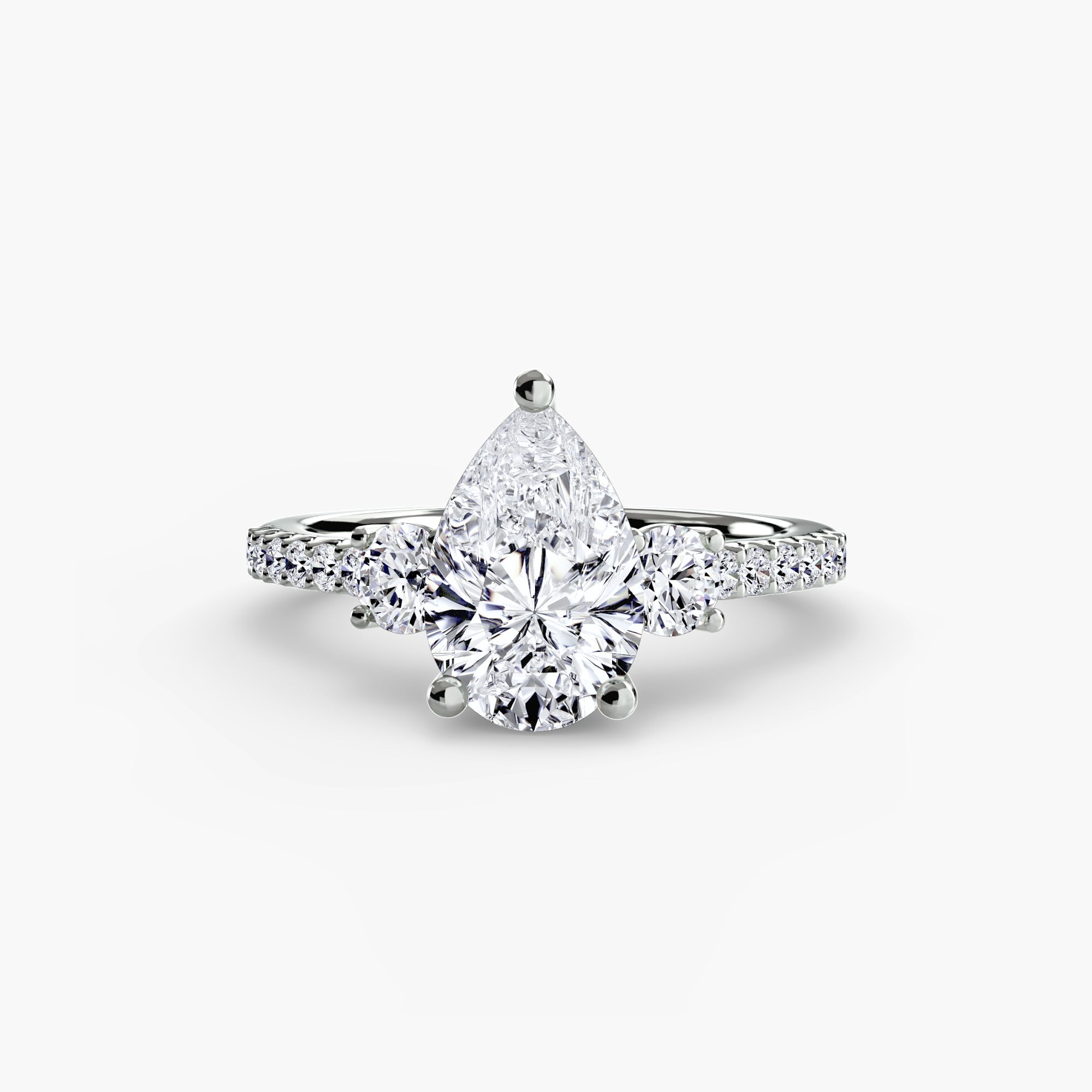 The Fancy Three Stone Ring (UN011-R-3ST)