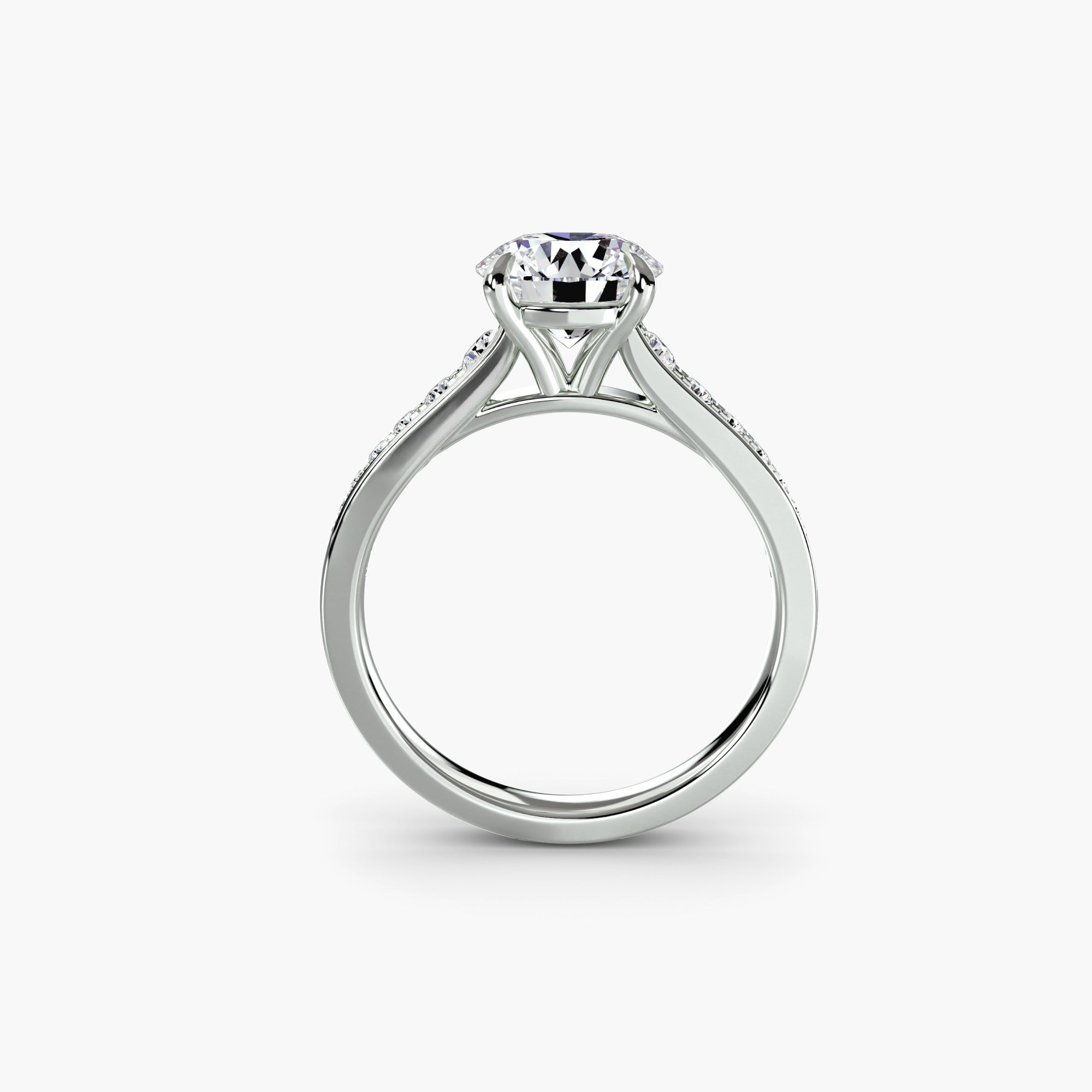 The Sparkly Channel Ring (UN033-R-1ST)