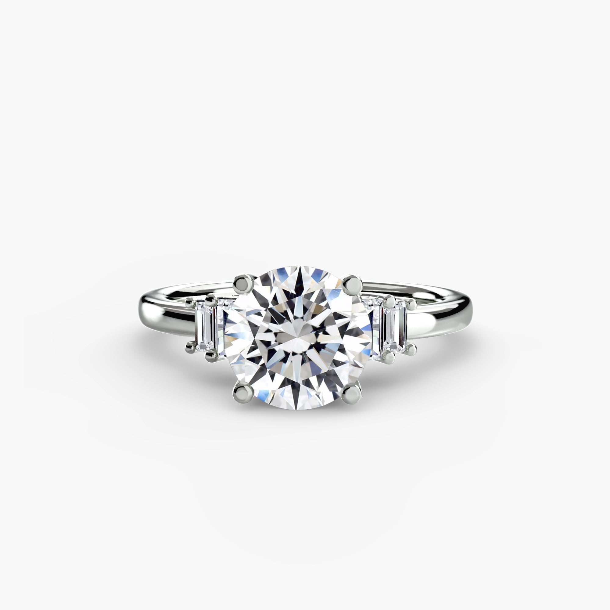 The Baguette Classic Ring (UN035-R-1ST)