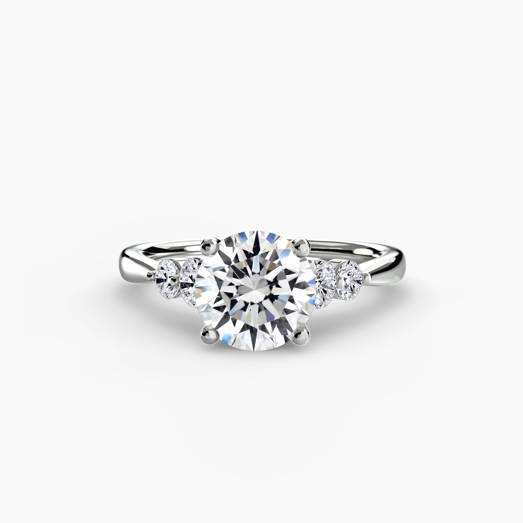 The Shoulder Solitaire Ring (UN038-R-1ST)