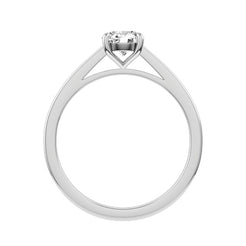 Round Lab-grown Diamond Bridal Ring — front