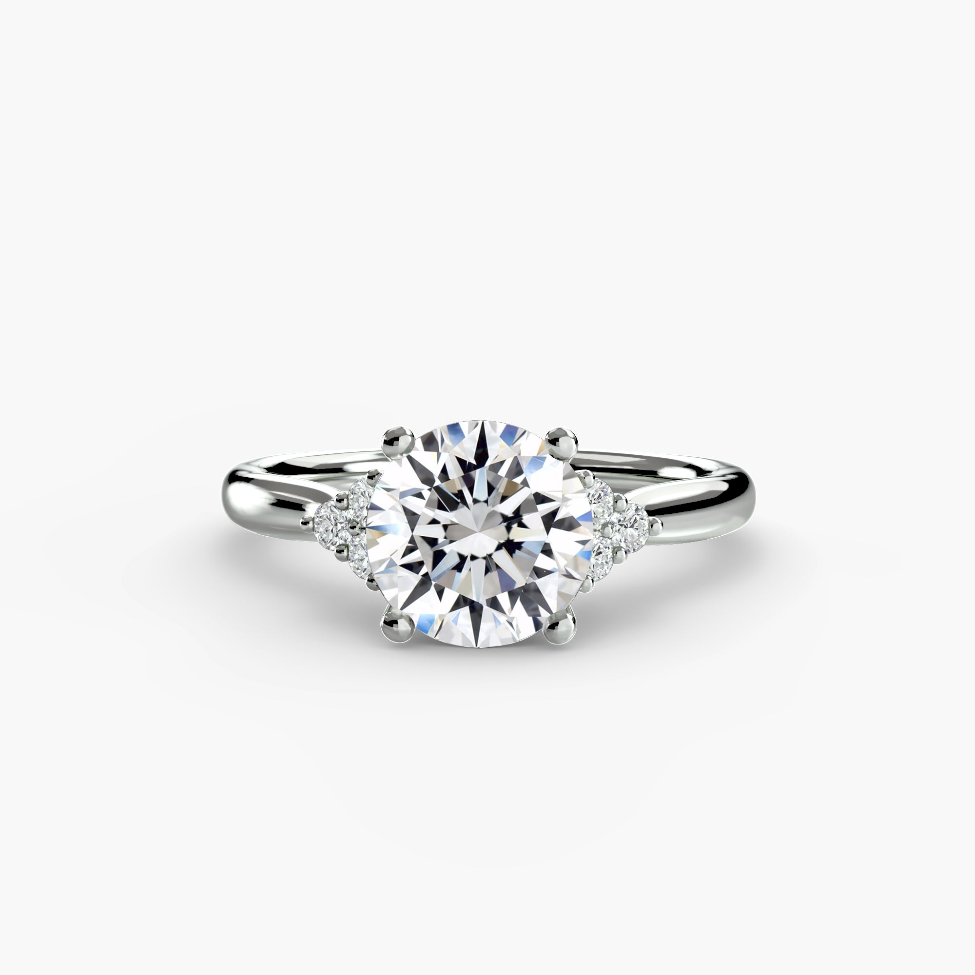 The Cluster Shoulders Ring (UN043-R-1ST)