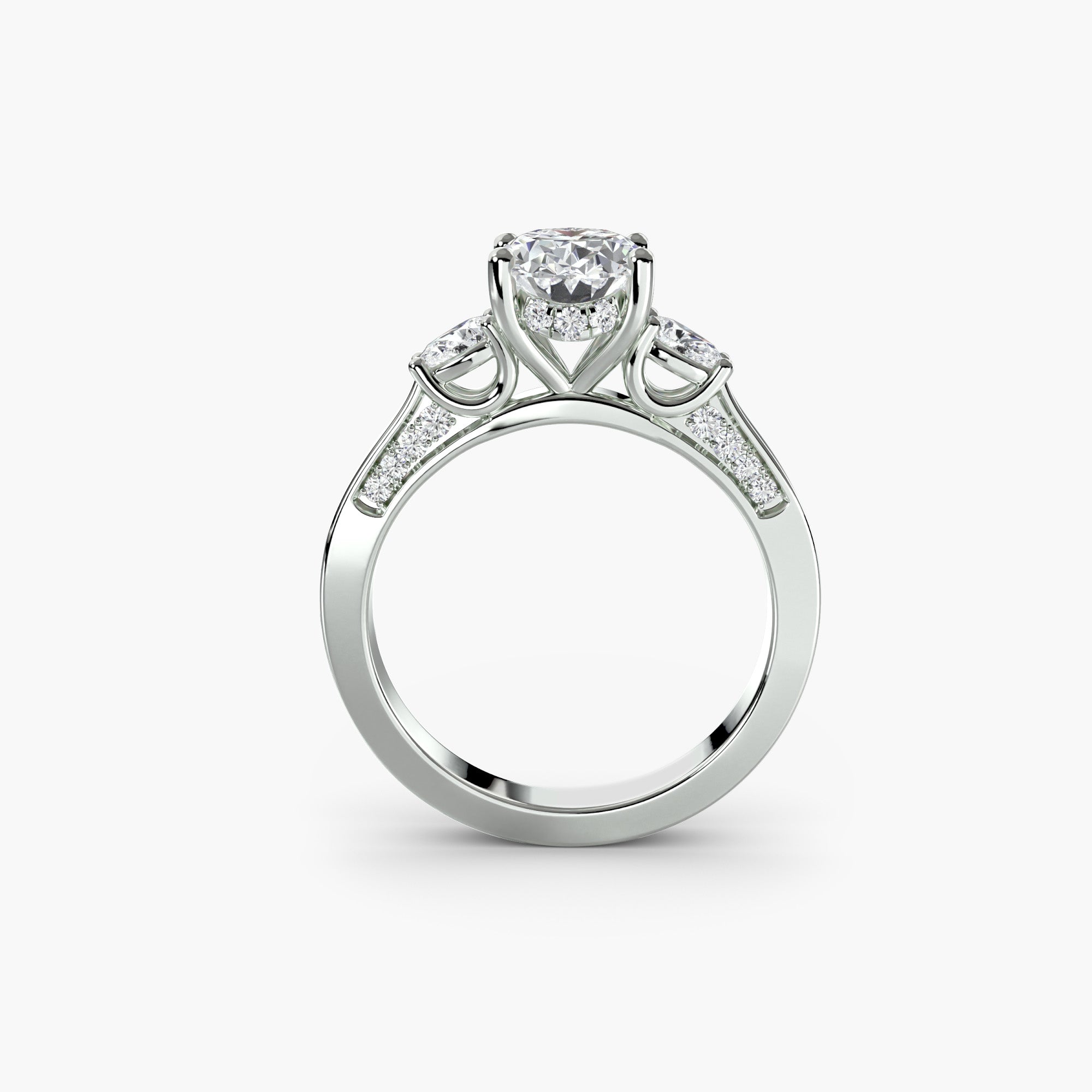 The Three Stone Ring (UN048-R-3ST)