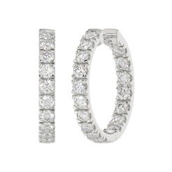 14K White Gold, angled view