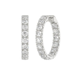 14K White Gold, angled view