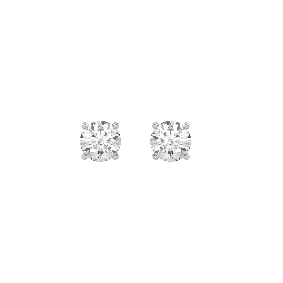 14K White Gold, angled view
