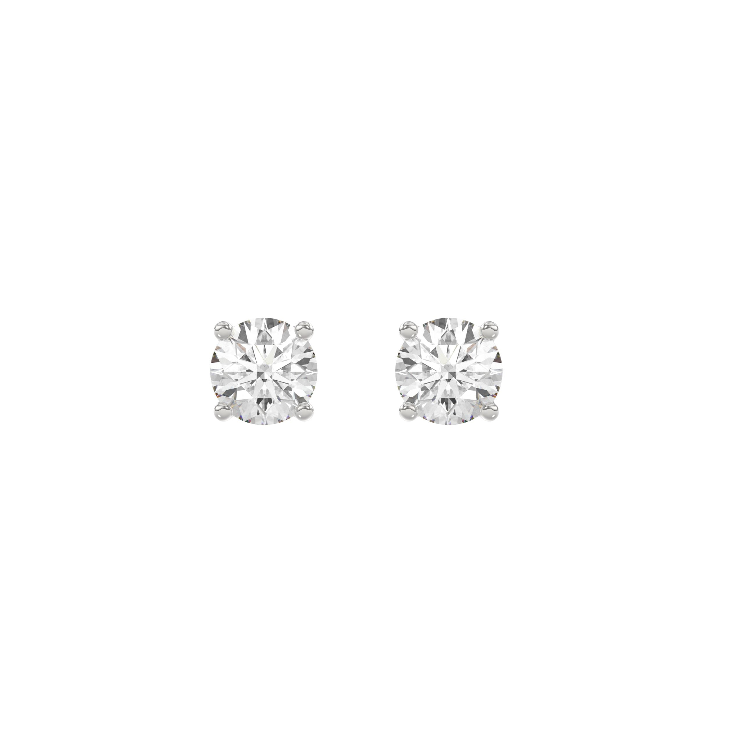 14K White Gold, angled view