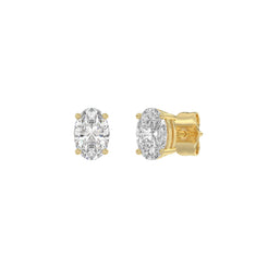 14K Yellow Gold, angled view
