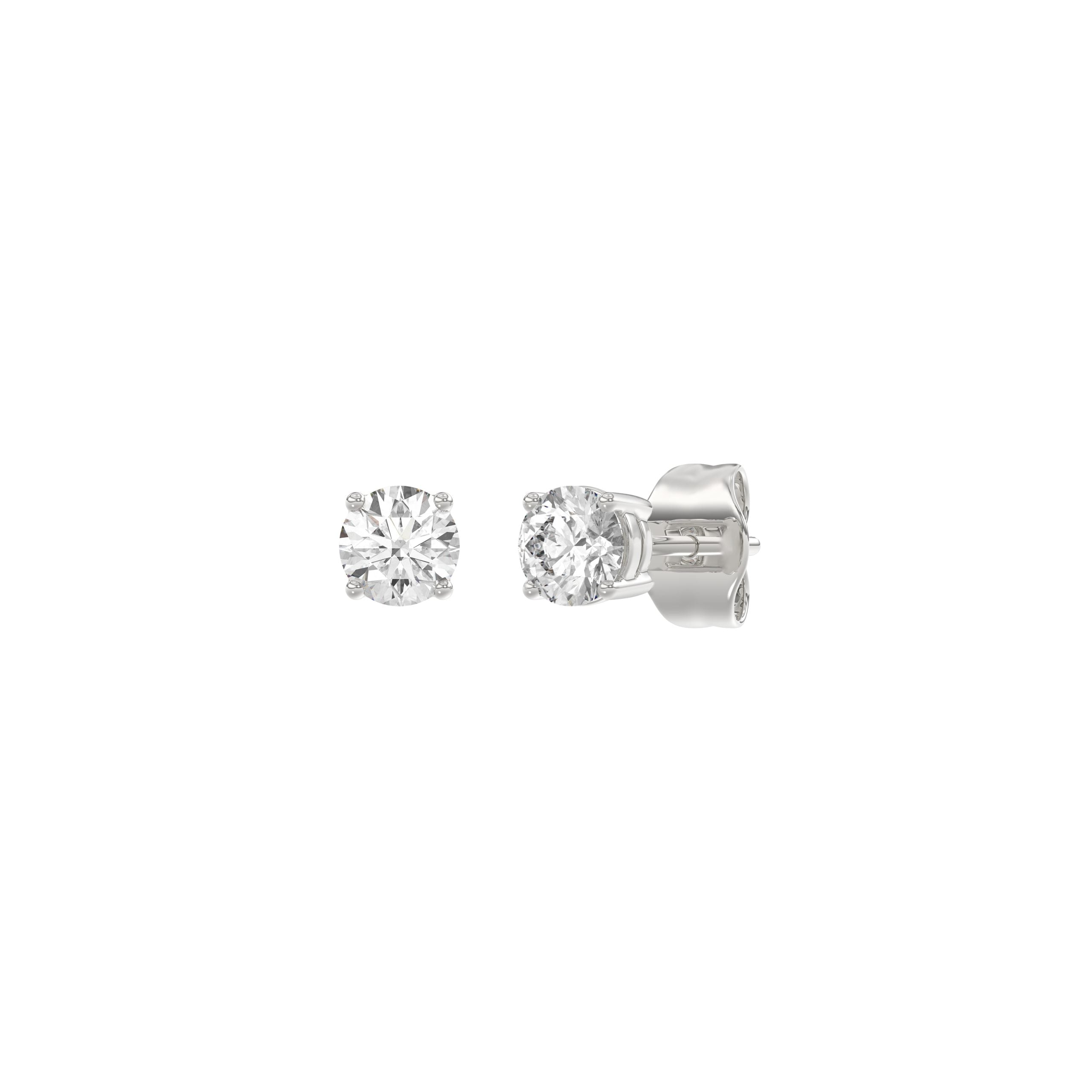 14K White Gold, angled view