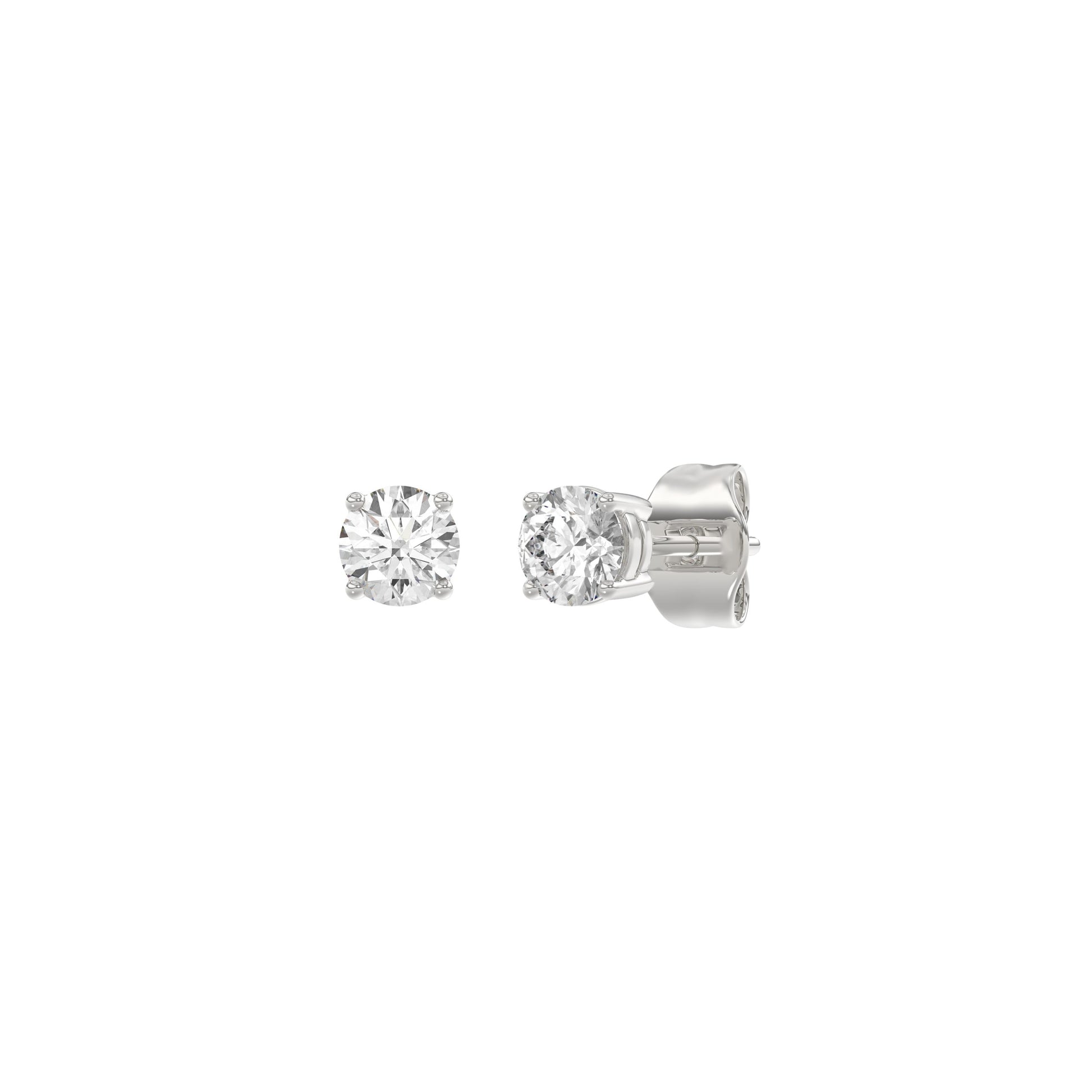 14K White Gold, angled view