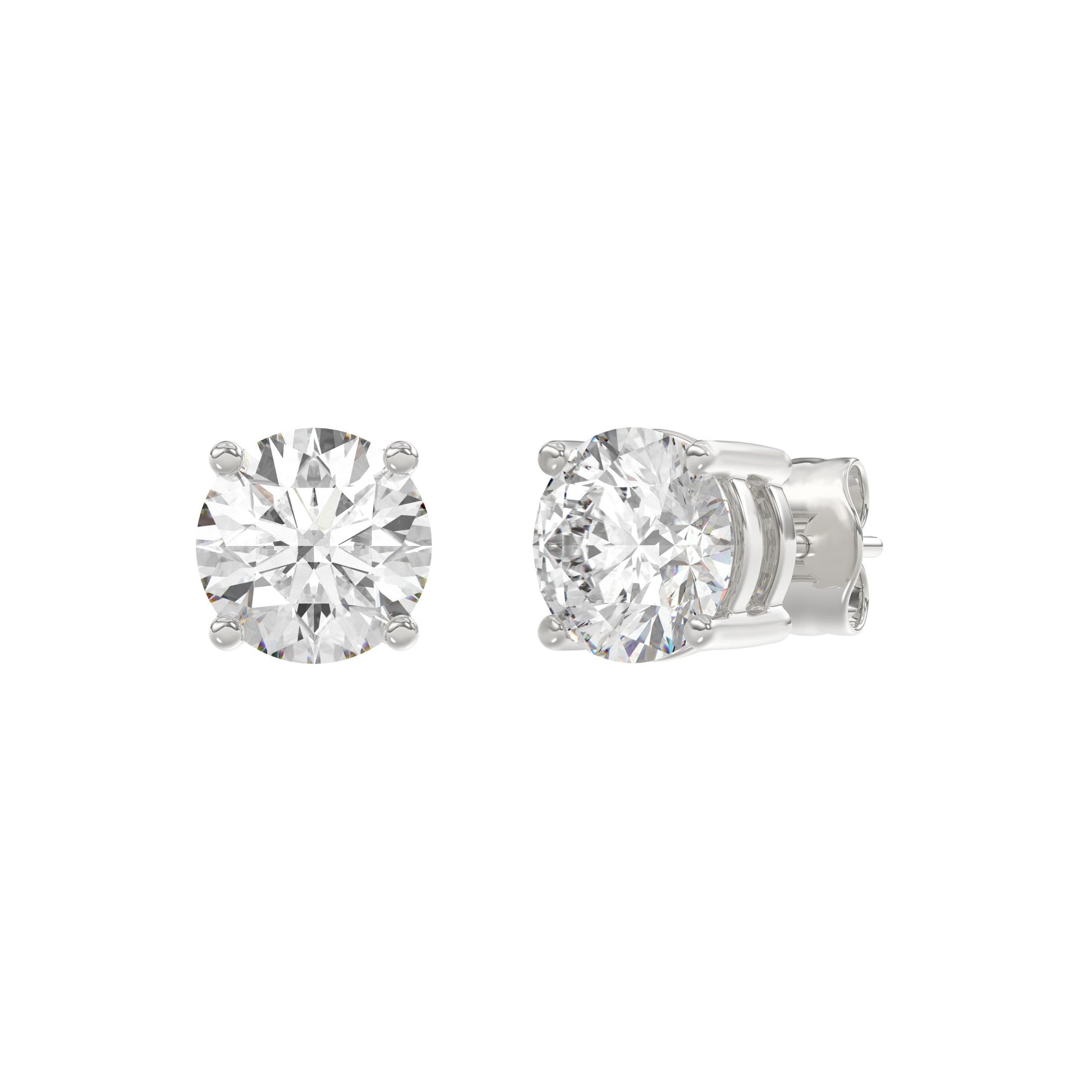 14K White Gold, angled view