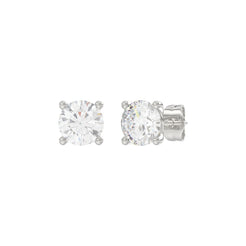 18K White Gold, angled view